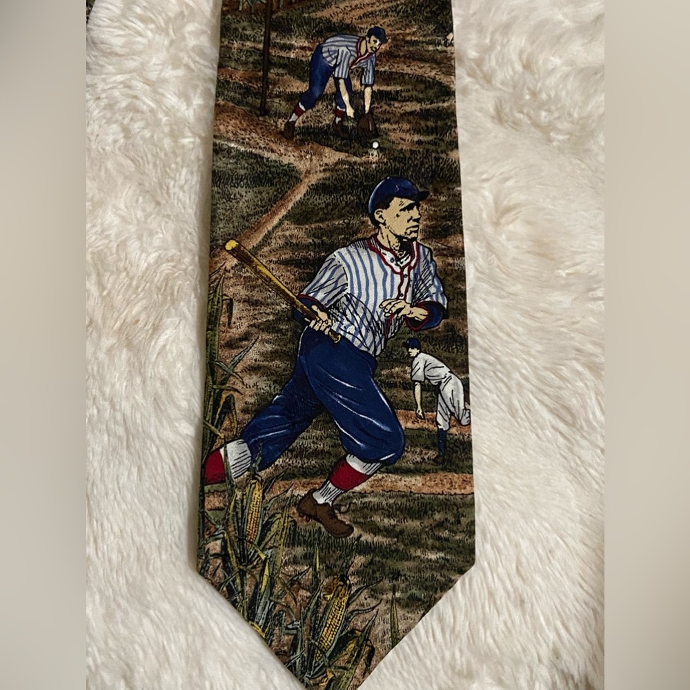 Tango Max Raab Americana Series Dream Team Baseball Sport Novelty Men’s Neck Tie